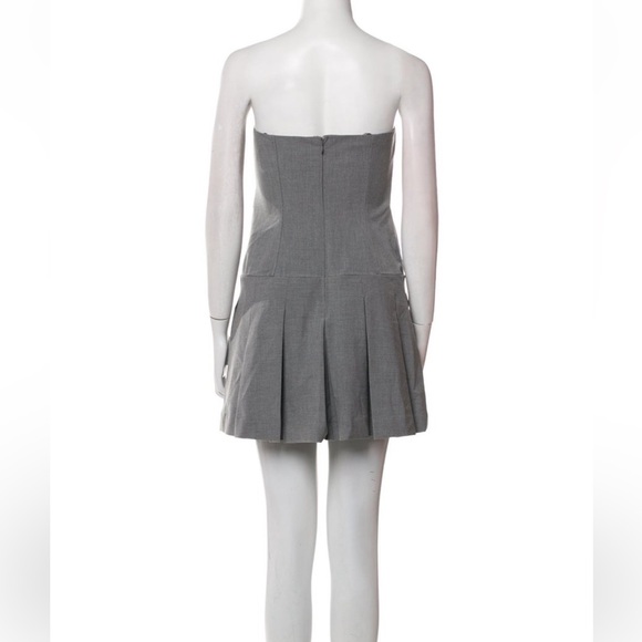 NWT CHRISTIAN LACROIX Gray mini tenis prep Dress size small - Picture 4 of 4